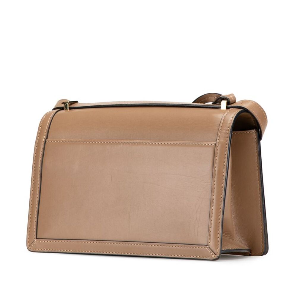 Pre Loved loewe Puzzle Small Leather Crossbody Women Brown Crossbody Bags - Picture 2 of 8
